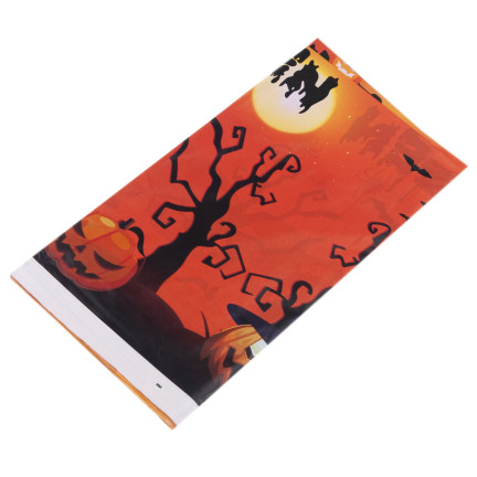 TG76540 OBRUS HALLOWEEN POMARAŃCZOWY DUŻY DEKORACJA STOŁU DYNIE