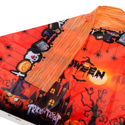 TG76540 OBRUS HALLOWEEN POMARAŃCZOWY DUŻY DEKORACJA STOŁU DYNIE