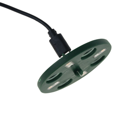 TG77615 Zestaw 5 mini szklarni rozsady z oświetleniem LED, idealne dla kiełkowania i wzrostu roślin, tace startowe