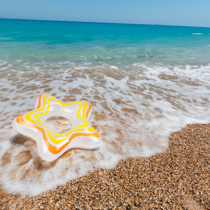 TG77799 KOŁO DMUCHANE GWIAZDA DO PŁYWANIA DLA DZIECI NA BASEN PLAŻOWE