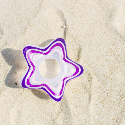 TG77799 KOŁO DMUCHANE GWIAZDA DO PŁYWANIA DLA DZIECI NA BASEN PLAŻOWE
