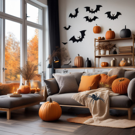 TG78575 PAJĄKI HALLOWEEN 8 SZT/KPL