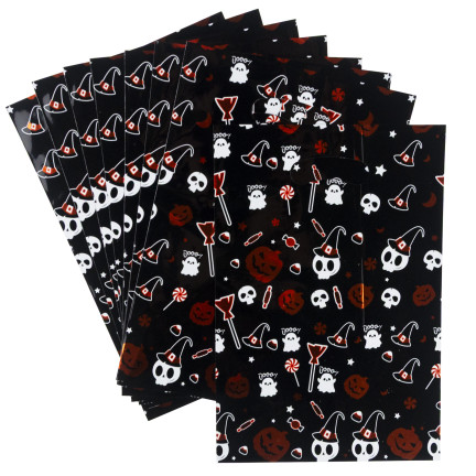 TG78784-1 TOREBKI NA PREZENTY FOLIA 10SZT. HALLOWEEN