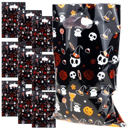 TG78784-1 TOREBKI NA PREZENTY FOLIA 10SZT. HALLOWEEN