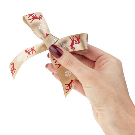 TG78795-1 WSTĄŻKA TASIEMKA KOKARDKA KOKARDA PAKOWANIE  PREZENTU