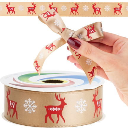 TG78795-1 WSTĄŻKA TASIEMKA KOKARDKA KOKARDA PAKOWANIE  PREZENTU