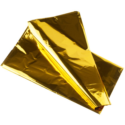 Obrus świąteczny, foliowy, złoty, błyszczący, dekoracje stołu, 137×274 cm