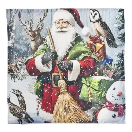 TG80101-KPL POSZEWKI ŚWIĄTECZNE 4SZT PODUSZKI DEKORACYJNE BOZE NARODZENIE