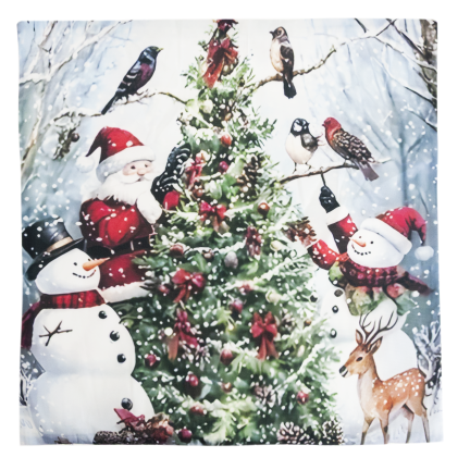 TG80101-KPL POSZEWKI ŚWIĄTECZNE 4SZT PODUSZKI DEKORACYJNE BOZE NARODZENIE