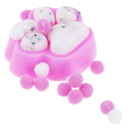 TG80355 KOCIA PSIA ŁAPKA GNIOTEK ZABAWKA EDUKACYJNA ANTYSTRESOWA KOTEK SQUISHY