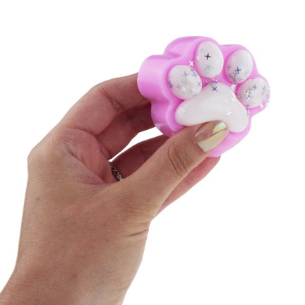 TG80355 KOCIA PSIA ŁAPKA GNIOTEK ZABAWKA EDUKACYJNA ANTYSTRESOWA KOTEK SQUISHY
