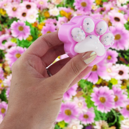 TG80355 KOCIA PSIA ŁAPKA GNIOTEK ZABAWKA EDUKACYJNA ANTYSTRESOWA KOTEK SQUISHY