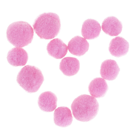 TG80413 POMPONY kreatywne POM POM ARTS  DEKORACYJNE DIY HAND MADE 450SZT