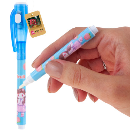 Znikający długopis, niewidzialny mazak, z latarką UV, 1szt.