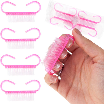 Szczoteczka do paznokci, manicure, pedicure, usuwania pyłu, zestaw 4szt.