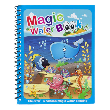 Kolorowanka wodna, malowanka na wodę, z pisakiem, ze zwierzątkami