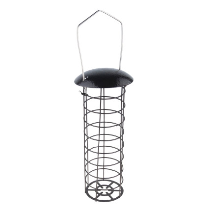 TG80441 KARMNIK DLA PTAKÓW METALOWY KOSZYK NA KULE KULKI TŁUSZCZOWE KARMĘ BALKON