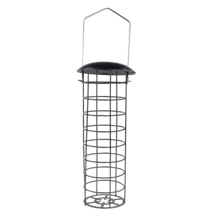 TG80441 KARMNIK DLA PTAKÓW METALOWY KOSZYK NA KULE KULKI TŁUSZCZOWE KARMĘ BALKON