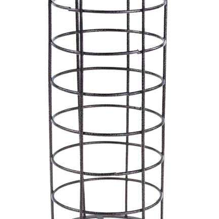 TG80441 KARMNIK DLA PTAKÓW METALOWY KOSZYK NA KULE KULKI TŁUSZCZOWE KARMĘ BALKON