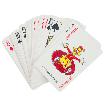 TG72984 2x Karty do gry w pokera, talia kart powlekanych, zestaw 108szt., tradycyjne karty