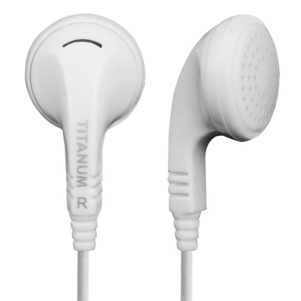 TH108W TITANUM SŁUCHAWKI DOUSZNE TH108W BIAŁE