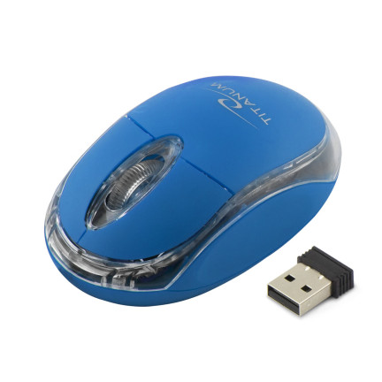 ES509N MYSZKA BEZPRZEWODOWA USB NIEBIESKA TITANUM ESPERANZA MAŁA OPTYCZNA