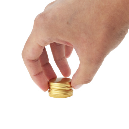 VET255/ZŁ ZAKRĘTKI DO BUTELEK fi28 NAKRĘTKI NA BUTELKI ZAKRĘTKA 10 szt KAPSLE 28x18mm