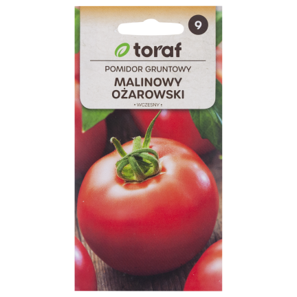 W1160 POMIDOR GRUNTOWY MALINOWY OŻAROWSKI NASIONA POMIDORA NA SOSY PRZETWORY 0,5G