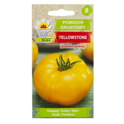 W1265 POMIDOR GRUNTOWY WYSOKI YELLOWSTONE NASIONA POMIDORA SOCZYSTY DUŻY 0,3G