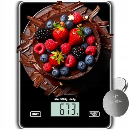 EKS002K WAGA kuchenna elektroniczna lcd LEMON esperanza