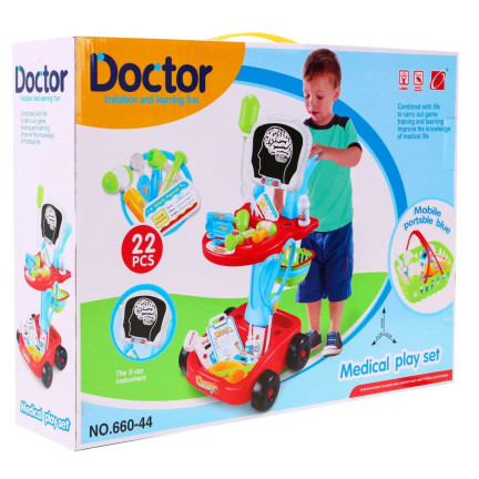660-44 WÓZEK MAŁEGO LEKARZA DOKTOR RTG