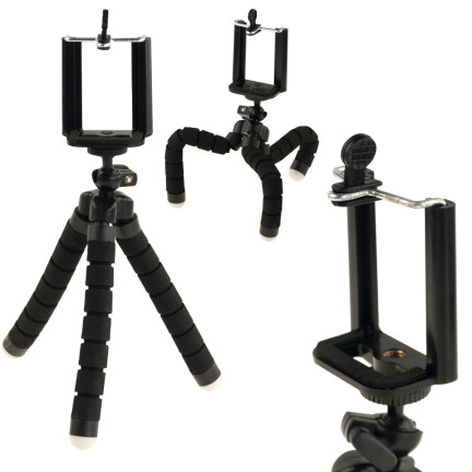 WW28 STATYW GIĘTKI ELASTYCZNY UCHWYT NA TELEFON TRIPOD