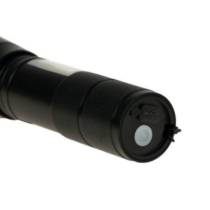 XA047 LATARKA TAKTYCZNA KIESZONKOWA LED ZOOM USB COBE