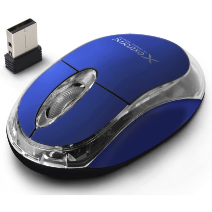 XM105B EXTREME MYSZ BEZPRZEWODOWA 2.4GHZ 3D OPTYCZNA USB HARRIER NIEBIESKA