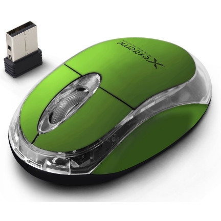 XM105G EXTREME MYSZ BEZPRZEWODOWA 2.4GHZ 3D OPTYCZNA USB HARRIER ZIELONA