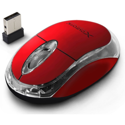 XM105R EXTREME MYSZ BEZPRZEWODOWA 2.4GHZ 3D OPTYCZNA USB HARRIER CZERWONA