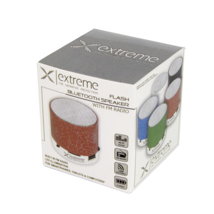 XP101R EXTREME GŁOŚNIK BLUETOOTH FM FLASH CZERWONY