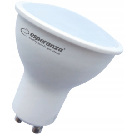 ELL142 ŻARÓWKA LED GU10 6W ciepla biala 3000k 120° WYDAJNA