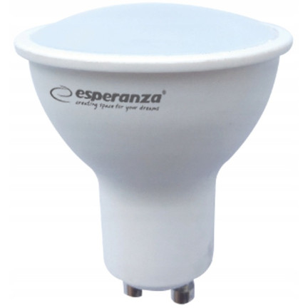 ELL142 ŻARÓWKA LED GU10 6W ciepla biala 3000k 120° WYDAJNA