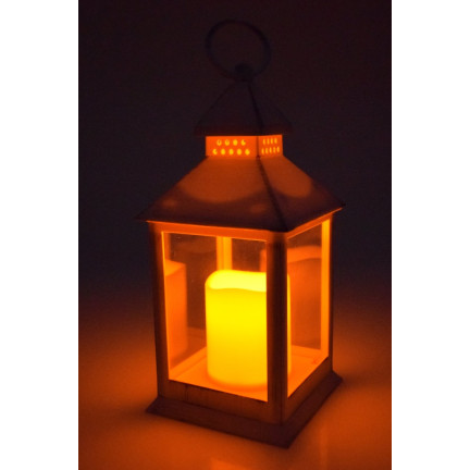 TG38982-1 ZNICZ Lampion LATARNIA Świecznik ŚWIECA LED