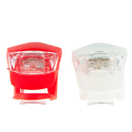 ZW39 DIODOWA LAMPKA ROWEROWA LED PRZÓD TYŁ 2 SZT