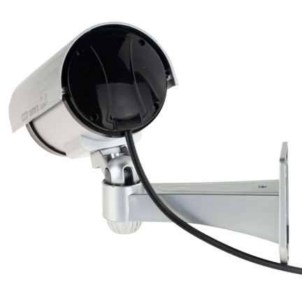 ZW70 KAMERA ATRAPA IR LED MONITORING KAMERA ZEWNĘTRZNA ŚCIENNA Z DIODĄ MIGAJĄCA
