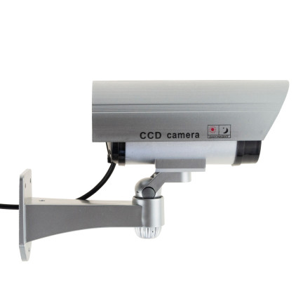 ZW70 KAMERA ATRAPA IR LED MONITORING KAMERA ZEWNĘTRZNA ŚCIENNA Z DIODĄ MIGAJĄCA