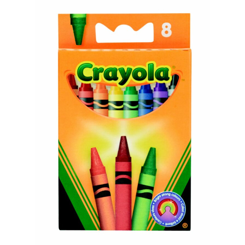 CR17 KREDKI ŚWIECOWE DLA DZIECI CRAYOLA 8 SZTUK ATEST