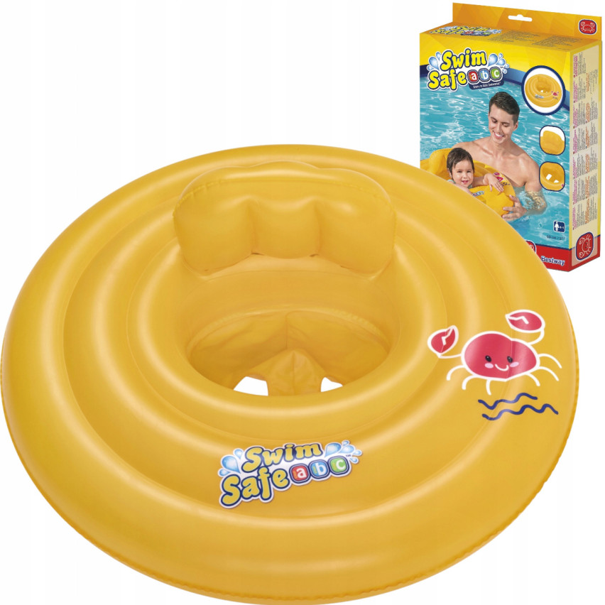 32096 DMUCHANE KOŁO KÓŁKO DO NAUKI PŁYWANIA DLA NIEMOWLĄT BESTWAY 69CM