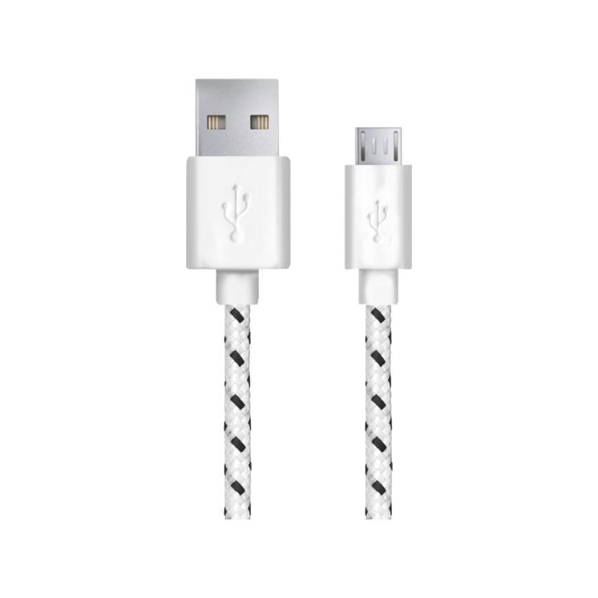 EB181W ESPERANZA KABEL MICRO USB 2.0 A-B M/M 2.0M OPLOT BIAŁY