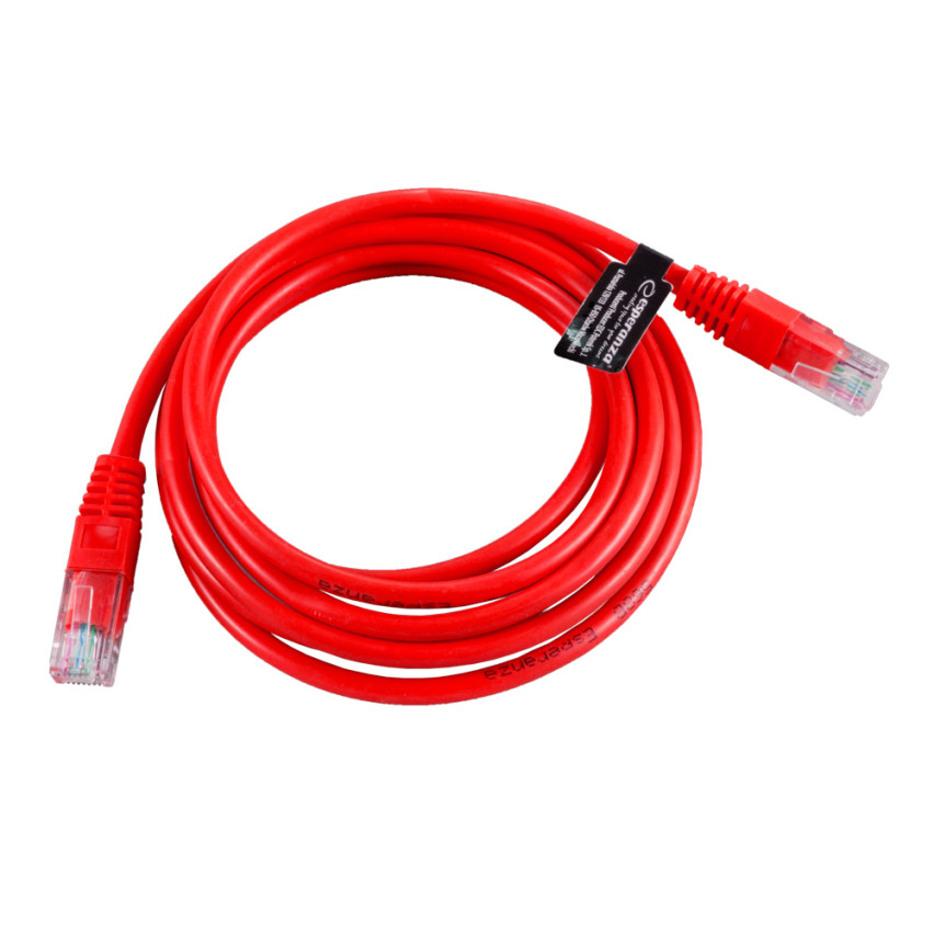 EB274R KABEL UTP CAT 5E PATCHCORD 2M CZERWONY