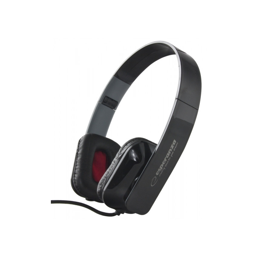 EH143K ESPERANZA SŁUCHAWKI AUDIO ARUBA CZARNE jack