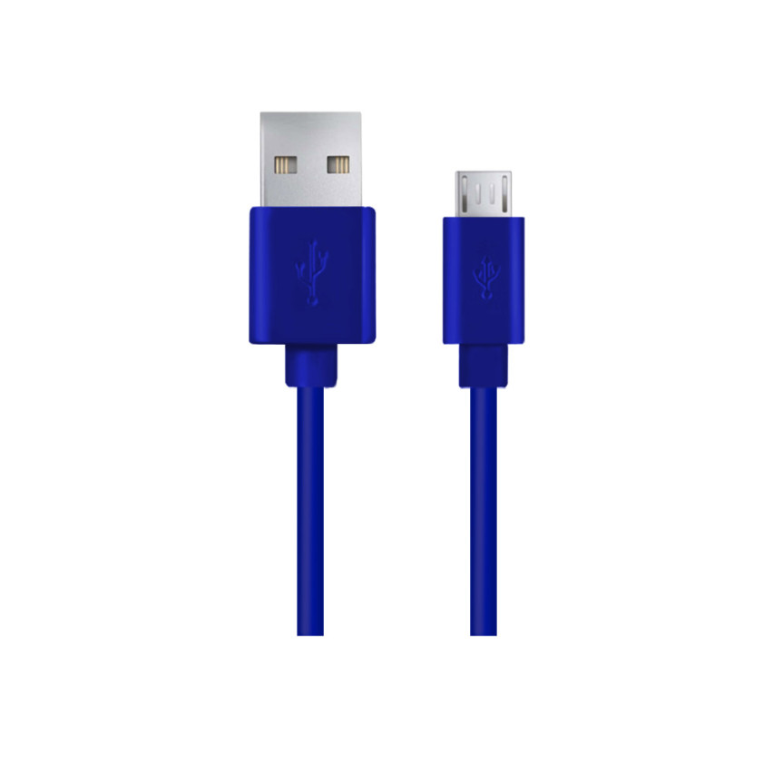 ES364 NIEBIESKI KABEL przewód MICRO USB 2.0 A-B EB177B
