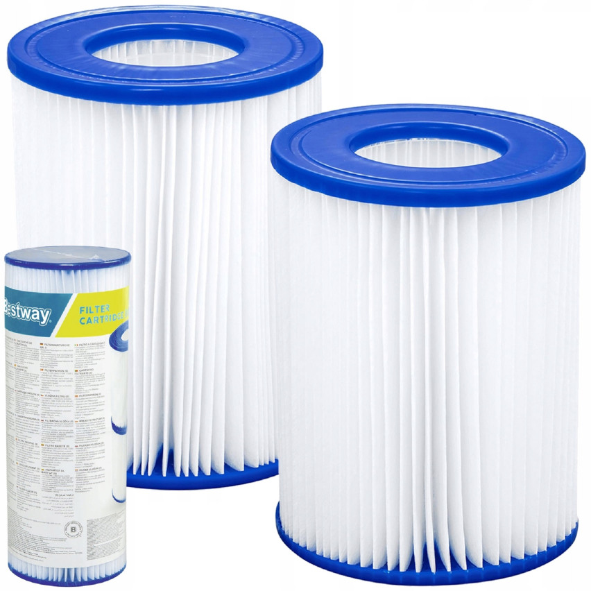 58094 FILTR DO POMPY BASENOWEJ FILTRUJĄCEJ TYP II - BESTWAY 2SZT